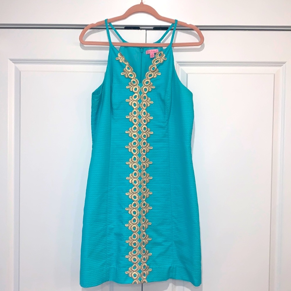 Lilly Pulitzer Size 10 Teal Dress